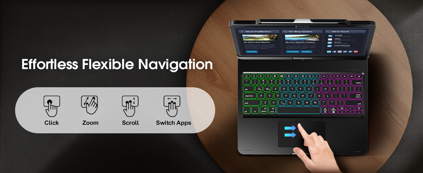 ipad pro 13 inch case with keyboard iPad pro 12.9 case with keyboard iPad Air 13 inch Case Keyboard