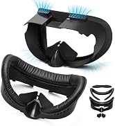 Face Pad Replacement for Quest 3 Accessories, Facial Interface Bracket Face Cushion Cover with An...