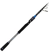 Reaction Tackle Telescopic Spinning Rod Series– Carbon Travel Fishing Rod – Collapsible Rod for F...