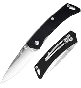Vickay Pocket Knife Pocket Folding Knives with 2.7in 8Cr13MoV Steel Blade,G10 Handle,Belt Clip,La...
