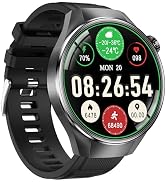 Smart Watches for Men/Women,1.75" fitness trackers with Heart Rate Monitor/Compass/Flashlight/GPS...