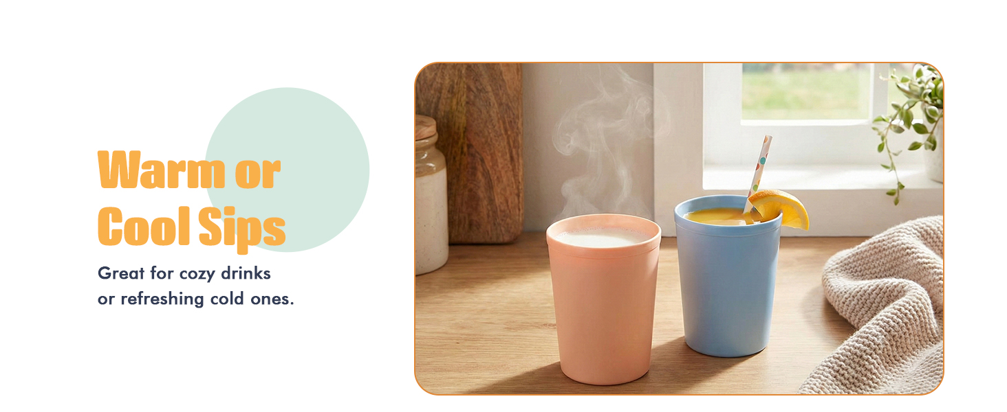 Small Reusable Cups –8 oz
