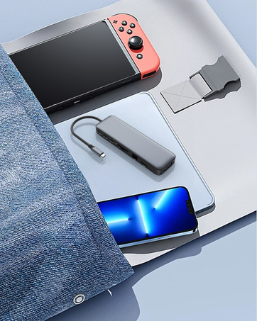 USB C Hub Laptop Docking Station Dual Monitor,14 in 1 Multiport Adapter