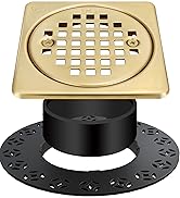 Yaseingoo 4” Drain Grate Kit Compatible with Schluter Kerdi-Drain Flange