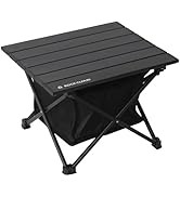 ROCK CLOUD Upgraded Portable Camping Table Ultralight Aluminum Camp Table Folding Beach Table wit...