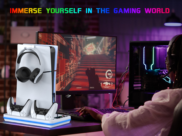 ps5 slim cooling stand
