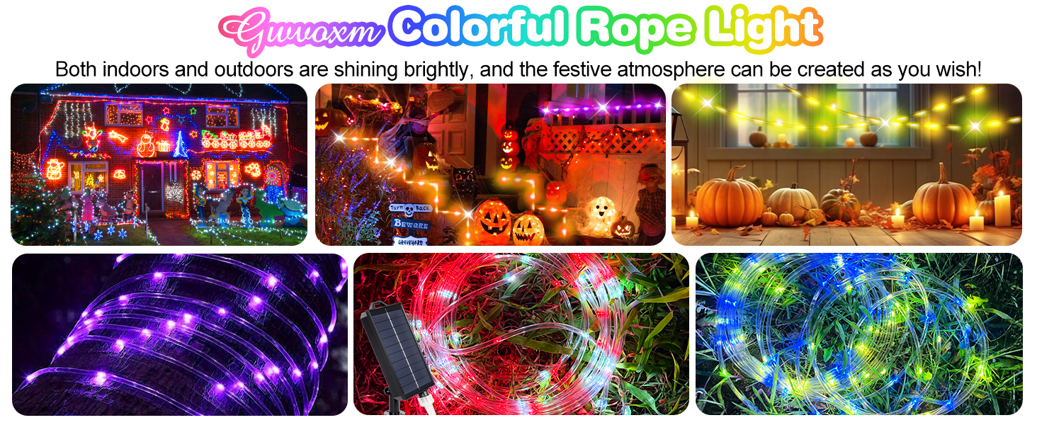 solar rope lights