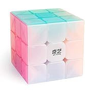 D-FantiX QY Toys Warrior W 3x3 Speed Cube Jelly 3x3x3 Magic Cube Puzzles Transparent Pastel Color