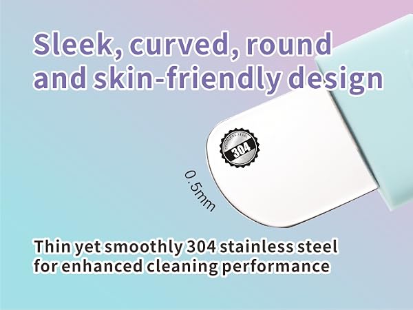 Blackhead Remover Tool,Silicone Face Scrubber, 2 in 1 Nose Scraper for Deep Cleansing
