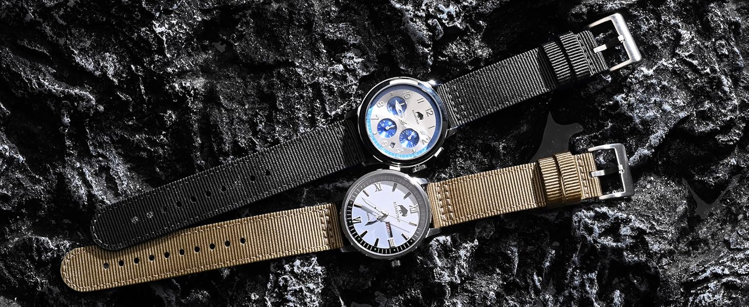 nylon watch straps men women