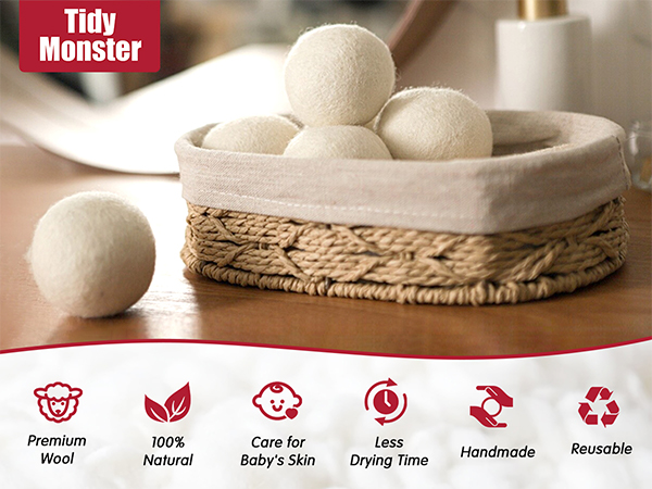 6.5cm dryer balls EBC6