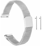 HARFINGTON Stainless Steel Mesh Watch Band Quick Release Metal Replacement Adjustable Watch Strap...