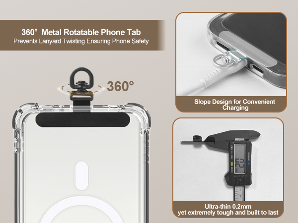 phone strap with zippered pouch