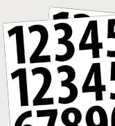 400 PCS Number Stickers, 2