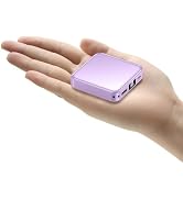 Xuniktek 10000mAh Small Power Bank,Fast Charge Mini Portable Charger, USB C Input/Output with Ext...