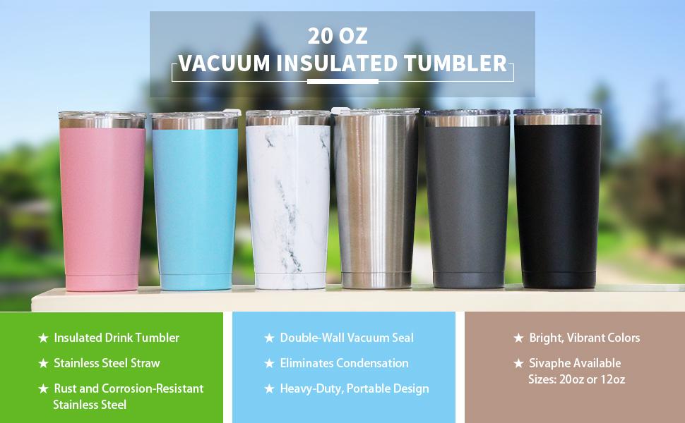 insulated coffee tumbler stainless steel