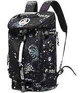Cool Gym Duffle Bag Backpack 4-Way Waterproof with Shoes Compartment for travel Sport Hiking lapt...