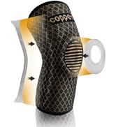 SHENGYADE Copper Knee Brace Sleeves for Knee Pain Men Women, Knee Compression Sleeve with Patella