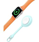 WeeFancy Portable Apple Watch Charger, 1200mAh Magnetic Keychain Wireless Power Bank Watch Charge...