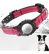 AirTag Dog Collar, Reflective Dog Collar with Airtag Holder, IP68 Waterproof Integrated Air Tag D...