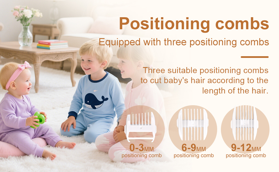 Positioning combs