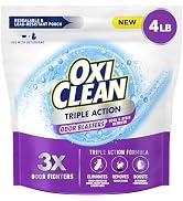 OxiClean Triple Action Odor Blasters, Removes Stains and Eliminates Tough Odors, Stain Remover Po...