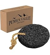 Pumice Stone - Natural Earth Lava Black - Callus/ Corn Remover for Feet Heels and Palm - Pedicure...