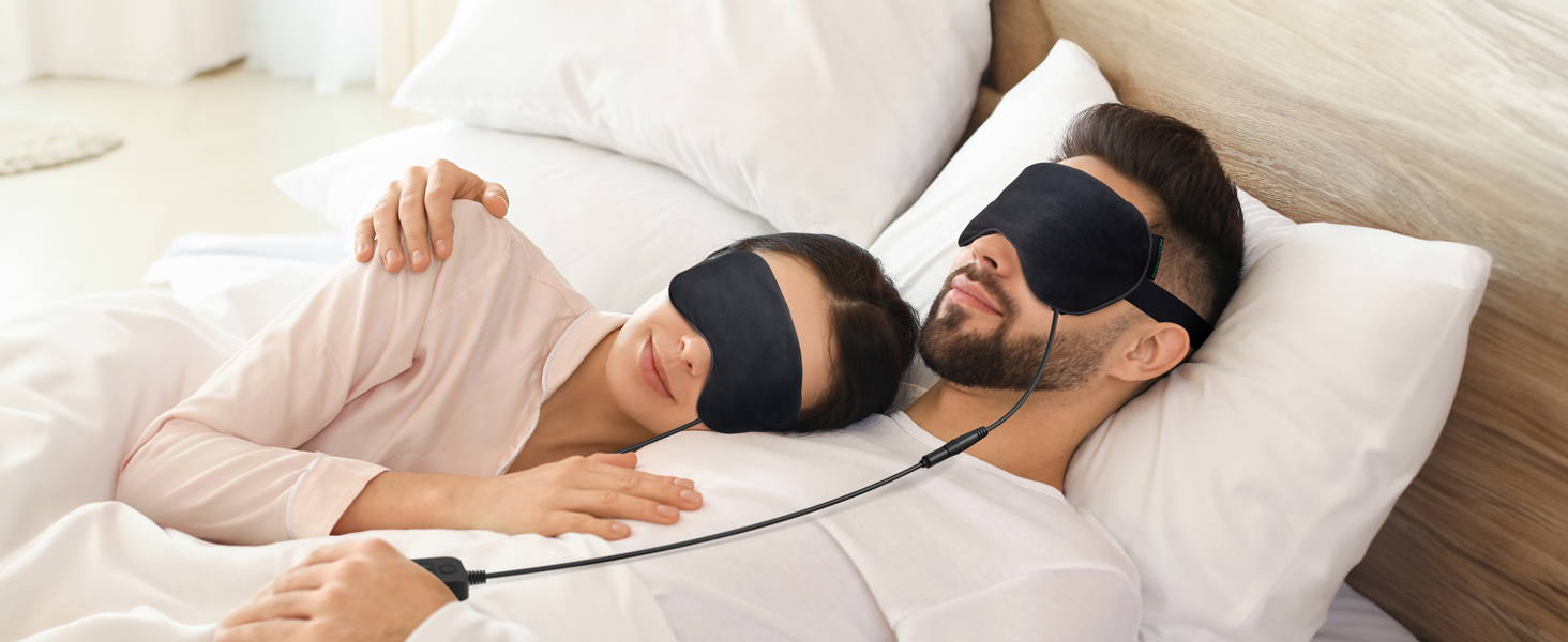 Heated eye mask