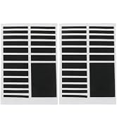 2Pcs Black Invisible Ring Size Adjuster for Loose Rings 6 Sizes Jewelry Guard Spacer Fitter Jewel...