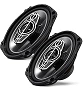Suacopzar 6 x 9 5-Way Car Coaxial Audio Speakers (Pair), 1000W Peak 4 Ohm Vehicle Coaxial Speaker...
