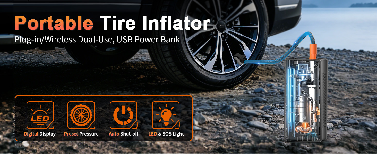 protable tire inflator