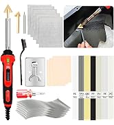 100W Plastic Welder, 2-in-1 Plastic Welding Kit with Soldering Iron Tips & 56Pcs Rods, 3-Speed Te...