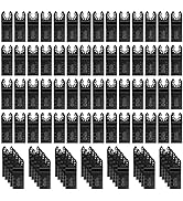 COMOWARE 105 Pcs Oscillating Saw Blades - 1-3/8” Multi Tool Blades Kits Universal Oscillating Too...
