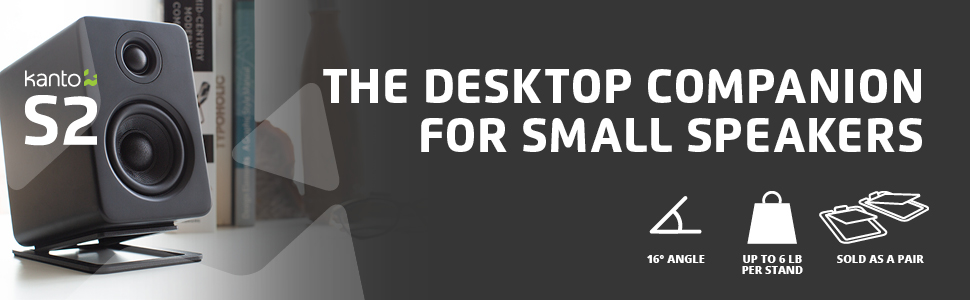 KANTO S2- THE DESKTOP COMPANION FOR SMALL SPEAKERS