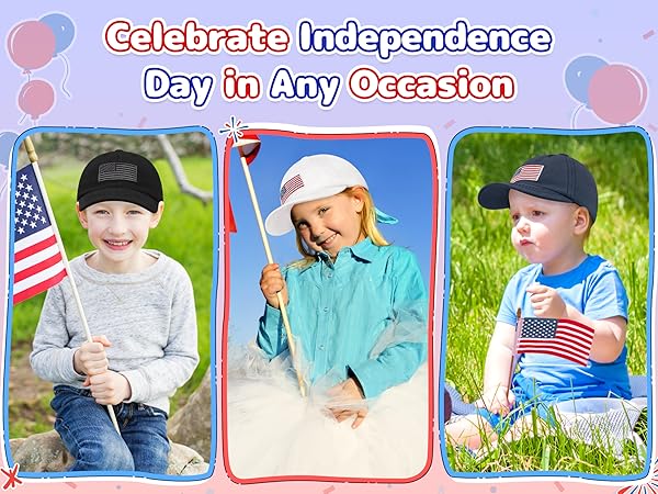 toddler baseball hat american flag hat baby baseball cap 4th of july hat infant baseball cap