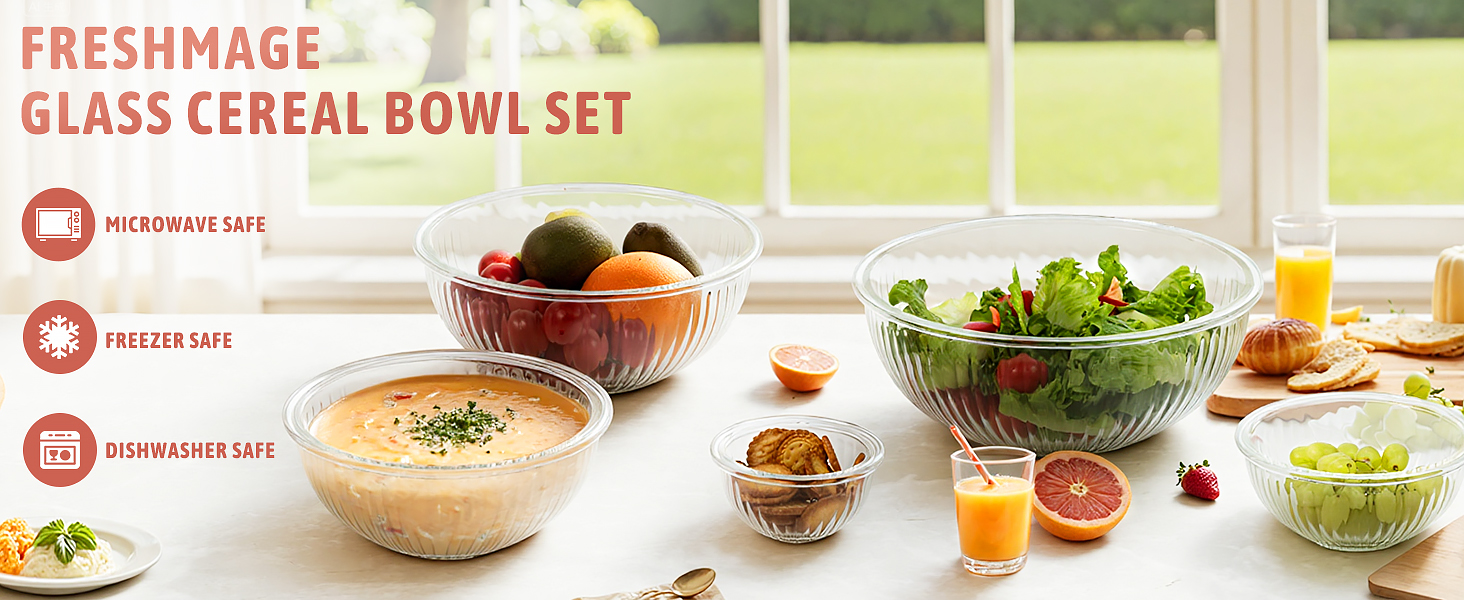 glass mixing bowls