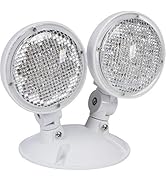 Morris Products 73127 Remote Emergency Light Head 2 3.6V LED Lamps Weatherproof,White