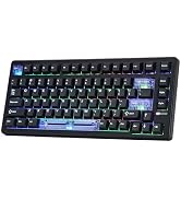 EPOMAKER HE80 Hall Effect Gaming Keyboard, 8K Polling & 32K Scan, Creamy Gasket, DKS, SOCD, Hot-S...
