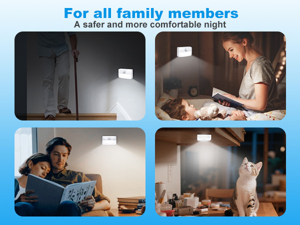 Battery-Powered LED Night Light for all family members
