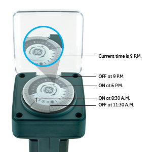 yard stake timer