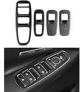 Karltys Window Panel Cover for 2022-2024 Hyundai Sonata DN8, Carbon Fiber Interior Accessories fo...