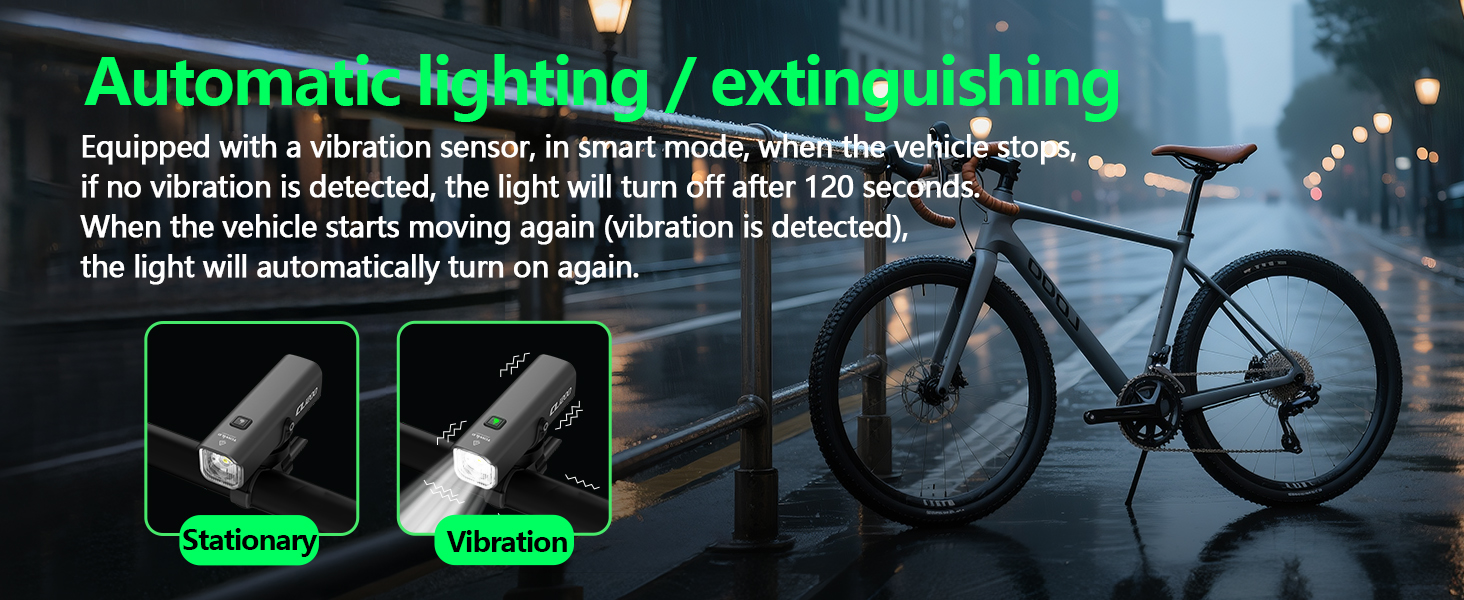 bike headlight night
