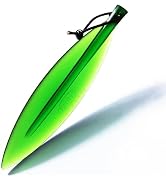 Green Willow Leaf Envelopes Opener Bookmark, Plastic Paper Cutter Plastic Razor Blade Tool for Of...