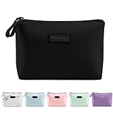 Cosmetic Bags for Women Small Makeup Bag for Purse Pu Leather Makeup Pouch Travel Makeup Bag with...