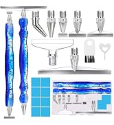 ZYNYXY 19PCS Ergonomic Diamond Art Pen Kits, with Multifunctional Metal Thin 1, 3, 6, 9, 25, Tips...