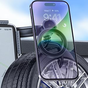 Phone Holders for Your Car, Magnetic Power Adjustable Phone Holder Screen Mount