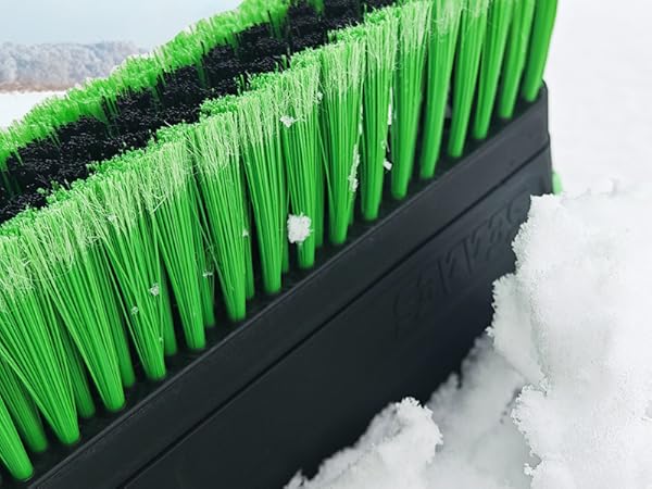 snow brush and ice scraper