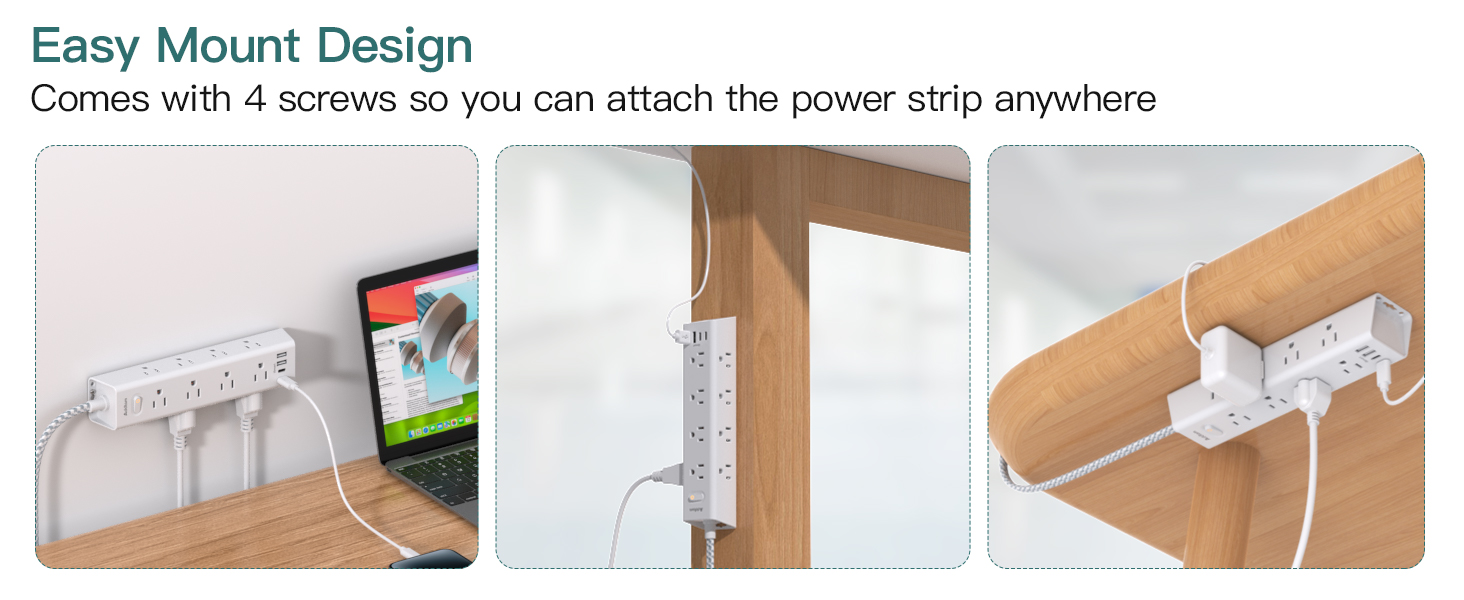 wall power strip