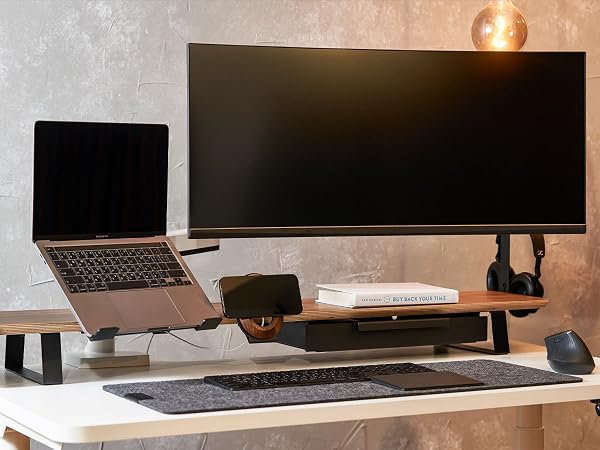 drawer keyboard large moniter monitors organiser pc plinth rack small standing tv
