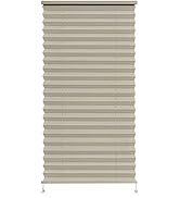 Dulepax RV Blinds,RV Pleated Shades,RV Blinds Pleated Shades, 20" W x 38" L Cappuccino RV Window ...